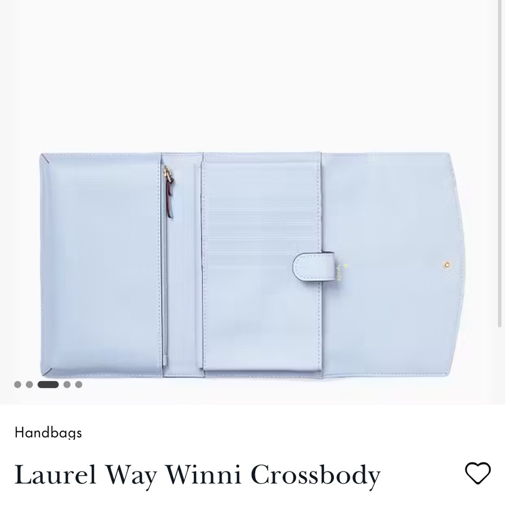 Kate Spade Laurel Way Winni Crossbody in Dark Purple